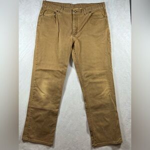 Bills Khakis Made in USA 38W 31L Distressed Cotton Faded Khaki Jeans Pants C14